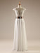 Cap Sleeves Prom Dresses, Sexy V-neck Side Slit Wedding Party Dresses, Popular Prom Dress, WD0121