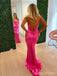 Sexy Mermaid Spaghetti Straps V-neck Maxi Long Party Prom Dresses,Evening Dress,13447