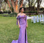 Sexy Purple Mermaid Off Shoulder Maxi Long Bridesmaid Dresses For Wedding Party,WG1828