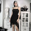 Black A-line Spaghetti Straps Short Homecoming Dresses,Cheap Short Prom Dresses,CM948