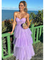 Sexy Purple A-line Sweetheart Maxi Long Party Prom Dresses,Evening Dress,13428