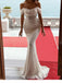 Sparkly Ivory Mermaid Off Shoulder Maxi Long Party Prom Dresses,Evening Dress,13451