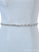 Sparkly Luxury Beaded Thin Brides Sash For Wedding,S308