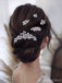 Sparkly Rhinestone Hair Accessories Hairpin Handmade Hair Comb Headwear Set, HP387