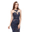 Jewel Neck Sparkly Sequin Evening Prom Vestidos, Noche Fiesta De Graduación Vestidos, 12104