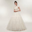 High Neck A-line Lace Beaded Cheap Wedding Dresses Online, Cheap Bridal Dresses, WD569