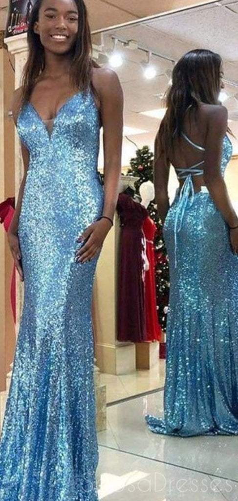 Querida pescoço ouro lantejoulas uma linha barato longo Evening Prom Dresses, Evening Party Prom Dresses, 12350