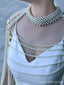 Light Luxury Beaded Shawl Pearl Shoulder Chain , VG67