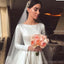 Long Sleeves A-line Long Wedding Dresses Online, Cheap Bridal Dresses, WD542