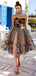 Sweetheart Butterfly Flower Unique Cheap Homecoming Dresses Online, Cheap Short Prom Dresses, CM748