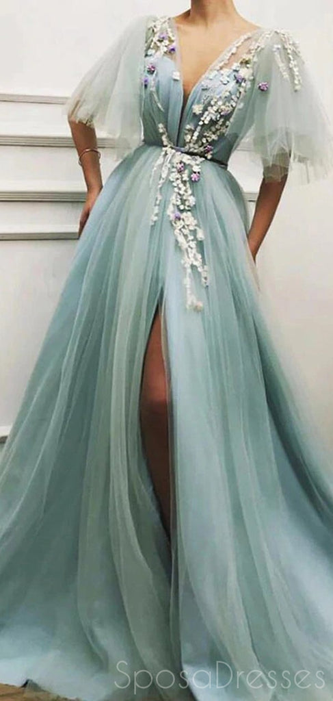 Querida pescoço ouro lantejoulas uma linha barato longo Evening Prom Dresses, Evening Party Prom Dresses, 12350