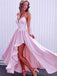 A-line Sleeveless Spaghetti Straps Long Prom Dresses, Sweet 16 Prom Dresses, 12456