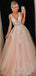 Sweetheart Neck Gold Sequin A-line Vestidos largos baratos del baile de fin de curso de la tarde, vestidos del baile de fin de curso del partido de tarde, 12350