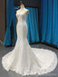 Sweetheart Lace Mermaid Wedding Dresses Online, Cheap Bridal Dresses, WD621