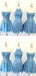 Short Blue Billig Kurze Homecoming Dresses Online, Günstig Short Prom Dresses, CM836