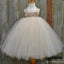 Satin Strap Tulle Flower Girl Dresses, Satin Flower Lovely Little Girl Dresses,  FG025