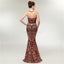 Rose Gold Sequin Sparkly Mermaid Evening Prom Φορέματα, Evening Party Prom Φορέματα, 12011