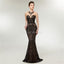 Black Sequin Sparkly Mermaid Evening Prom Robes, Robes de bal soirée, 12013