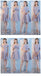 Summer Gray Short Mismatched Custom Cheap Bridesmaid Dresses Online, WG507