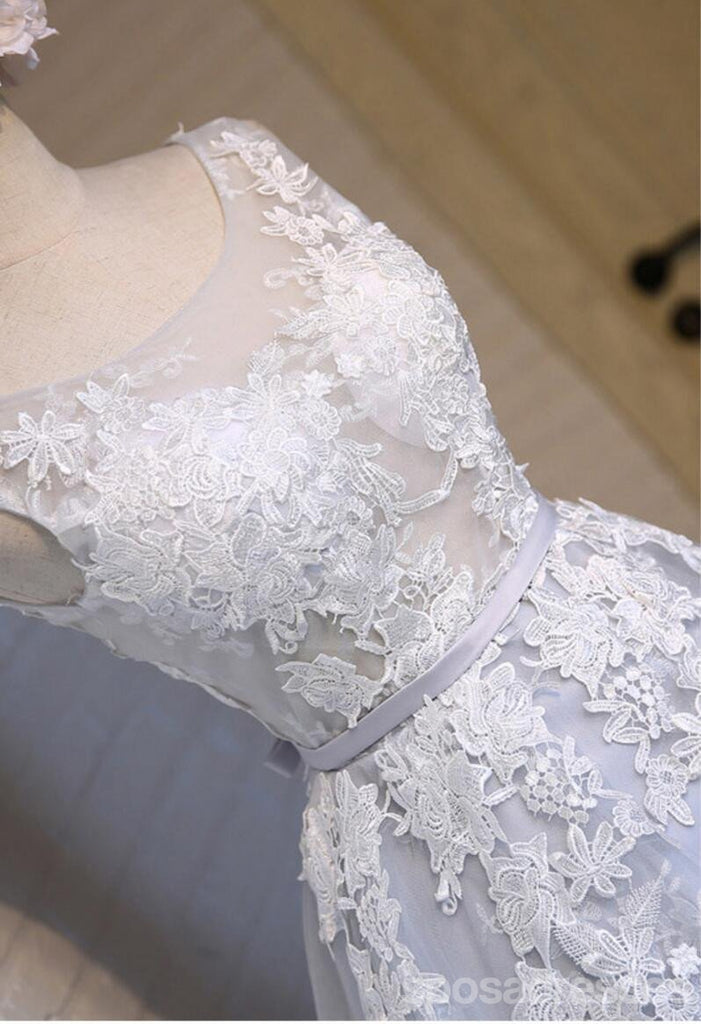 Ver Através de Vestidos de Baile de Boas-Vindas Grey Lace, Vestidos de Baile de Festas Curtas Afordáveis, Vestidos de Boas-Vindas Perfeitas, CM285