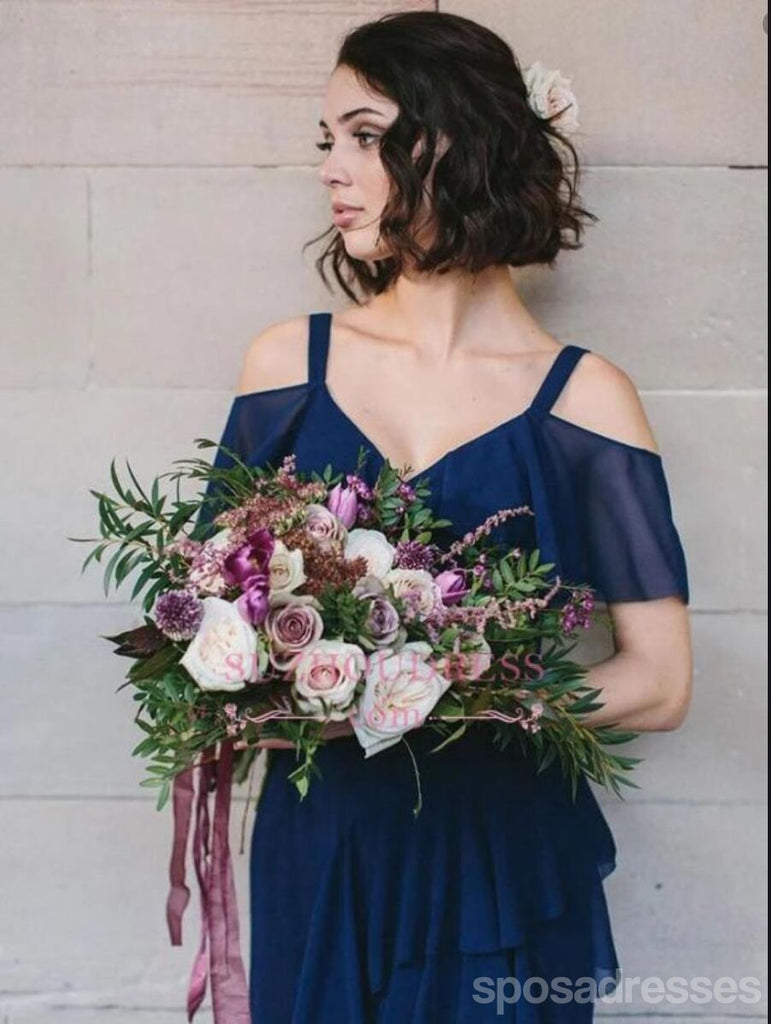 Mismatched Royal Blue Cheap Bridesmaid Dresses Online, WG775