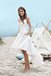 White High Low Simple Homecoming Kleider Online, CM541