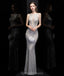 Σέξυ Γοργόνα V Neck Sequin Long Evening Prom Dresses, Evening Party Prom Dresses, 12321