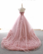 Sweetheart Dusty Pink Hand Made Flower Vestidos largos de baile de noche, vestidos de encargo baratos Sweet 16, 18513