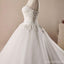 Strapless A line Lace Beaded A line Wedding Dresses, Custom Made Wedding Dresses, Cheap Wedding Gowns, WD215