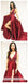 Sexy Side Slit Deep V Neck Red A-line vestidos de noche largos de baile, baratos dulces 16 vestidos, 18326