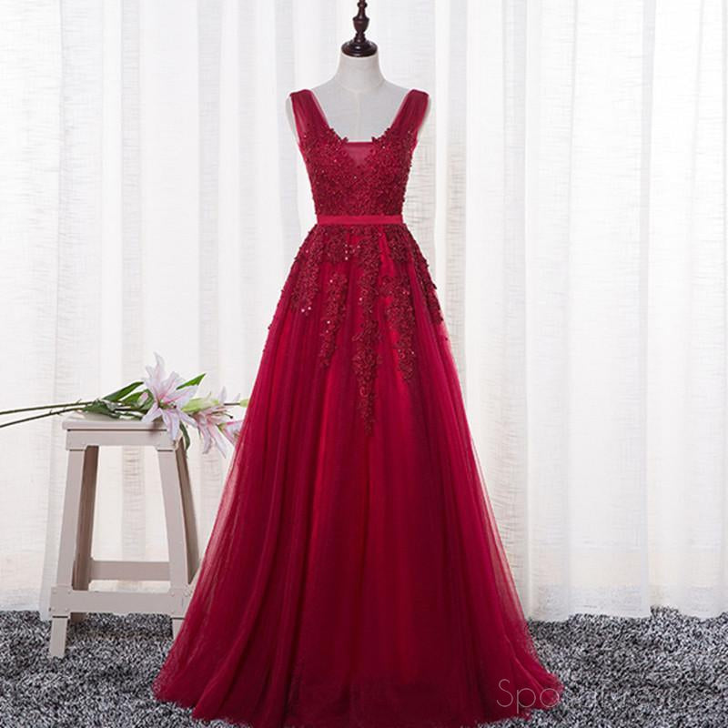 Sexy sem encosto Vermelho Escuro Laço Longa Noite Vestidos de Baile Popular 2018 Festa de Formatura com Vestidos Personalizado, Longos Vestidos de Baile Barato Formal Vestidos de Baile, 17212