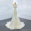 Detachable Skirt Sweetheart Lace Mermaid Wedding Dresses, Cheap Wedding Gown, WD715