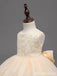 Beige Lace Top Sleeveless Flower Girl Kleider, Beliebte Tulle Flower Girl Kleider, FG039