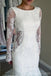 Long Sleeve Lace Backless Mermaid Wedding Dresses, Long Custom Wedding Gowns, Affordable Bridal Dresses, 17116