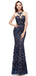 Jewel Neck Sequin Βραδινά Φορέματα Prom, Βραδινά Πάρτι Prom Φορέματα, 12104