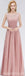 Lace Blush Pink Floor Length Mismatched Chiffon Bridesmaid Dresses Online, WG543