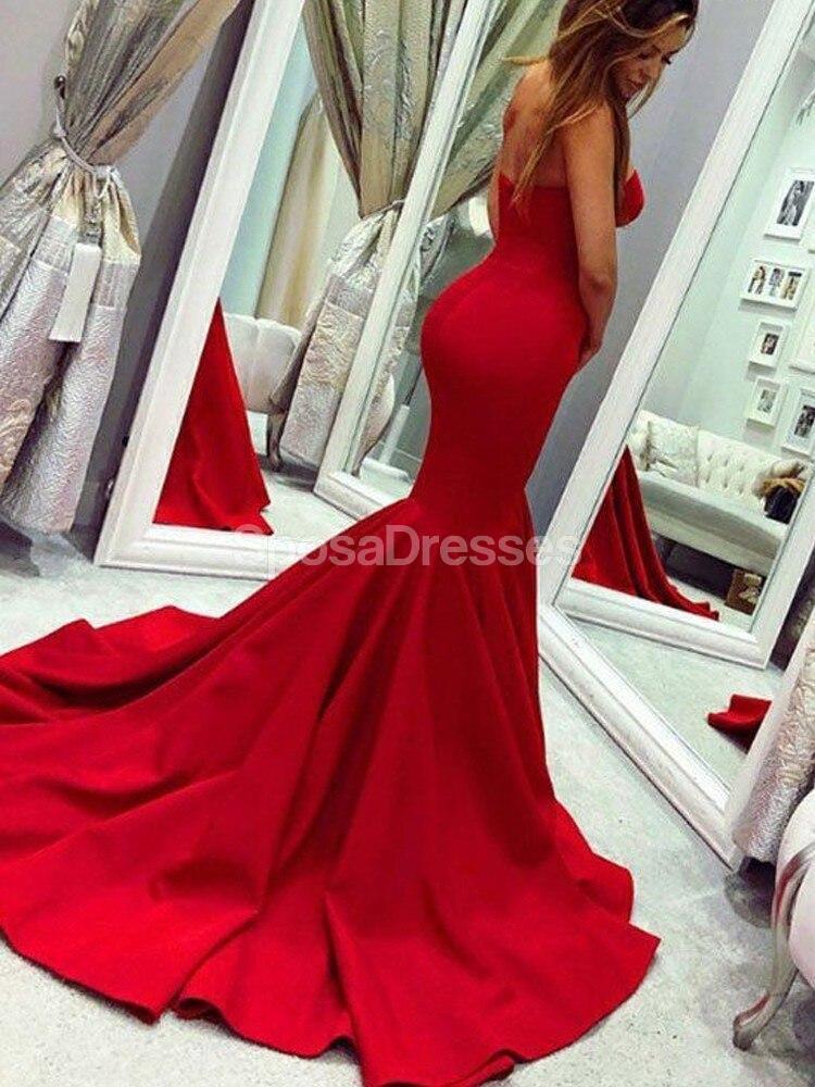 Sweetheart Red Mermaid Abend Prom Dresses, Abend Party Prom Dresses, 12268