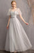 Light Gray Floor Length Incompatíveis Baratos de Bridesmaid Online, WG545