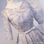 Modest Long Sleeve Gray Homecoming Prom Dresses, Affordable Short Party Prom Dresses, Perfect Homecoming Dresses, CM300