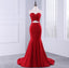 Sweetheart Sexy Red Mermaid Evening Prom Dresses, Popular Unique Party Prom Dress, Custom Long Prom Dresses, Cheap Formal Prom Dresses, 17169