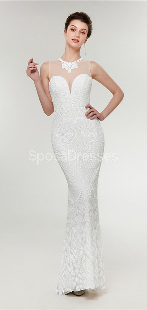 Simple Lace Mermaid Cheap Wedding Dresses Online, Cheap Bridal Dresses, WD582