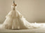 Grand Sweetheart Lace Hem Skirt Long Wedding Dresses, Custom Made Wedding Dresses, Affordable Wedding Bridal Gowns, WD229