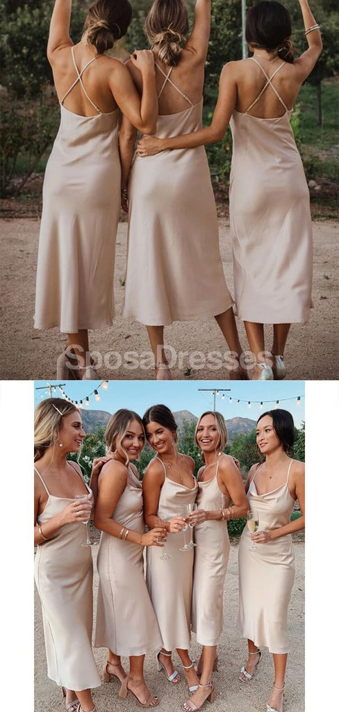 Spaghetti Straps Short Simple Bridesmaid Dresses Online, Cheap Dresses, WG715