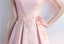 Simple Cap Sleeve Blush Rose pas Cher Robes de bal en Ligne, CM698