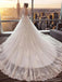 Long Sleeves Open Back Luxurious Wedding Dresses Online, Cheap Bridal Dresses, WD642