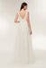 V Neck Lace Cheap Boho Wedding Dresses, Cheap Wedding Gown, WD708