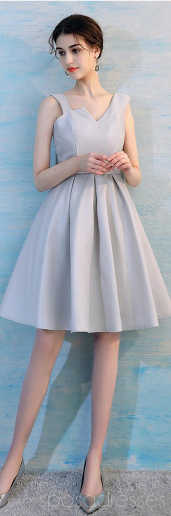 Summer Simple Short Mismatched Simple Cheap Bridesmaid Dresses Online, WG503