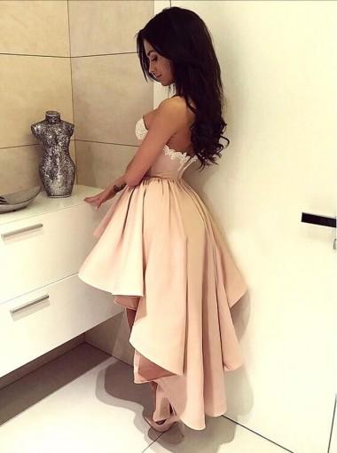 Sweetheart High Low Short Cheap Homecoming Dresses Online, CM612