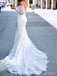 Long Sleeves Mermaid Sweetheart Handmade Lace Wedding Dresses,WD764