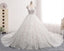 Sexy Open Back Cap Sleeve Long Tail Lace Wedding Bridal Dresses, vestiduras de boda hechas a medida, vestidos nupciales de boda asequibles, WD240